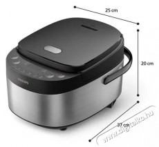 PHILIPS 3000 Series HD3093/80 Konyhai term&eacute;kek - Konyhai kisg&eacute;p (s&uuml;t&eacute;s / főz&eacute;s / hűt&eacute;s / &eacute;telk&eacute;sz&iacute;t&eacute;s) - Rizsfőző - 530684
