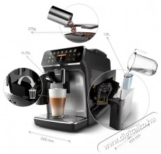 PHILIPS EP4346/71 series 4300 Automata eszpresszógép Konyhai termékek - Kávéfőző / kávéörlő / kiegészítő - Automata kávéfőző - 531183