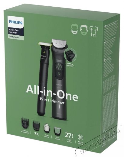 PHILIPS MG9531/15 Series 9000 Multigroom Szépségápolás / Egészség - Hajápolás - Haj / szakáll vágó, nyíró - 531222