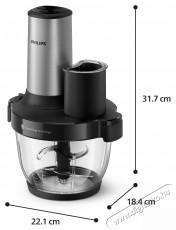 PHILIPS HR1504/00 aprító Konyhai termékek - Konyhai kisgép (előkészítés / feldolgozás) - Aprító / daráló - 531288