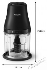 PHILIPS HR1501/00 3000 sorozat apr&iacute;t&oacute; Konyhai term&eacute;kek - Konyhai kisg&eacute;p (elők&eacute;sz&iacute;t&eacute;s / feldolgoz&aacute;s) - Apr&iacute;t&oacute; / dar&aacute;l&oacute; - 531343