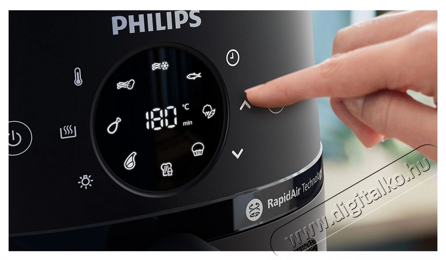 PHILIPS NA211/00 2000 Series Airfryer Konyhai term&eacute;kek - Konyhai kisg&eacute;p (s&uuml;t&eacute;s / főz&eacute;s / hűt&eacute;s / &eacute;telk&eacute;sz&iacute;t&eacute;s) - L&eacute;gkever&eacute;ses főzőg&eacute;p / elektromos kukta / multifunkci&oacute;s s&uuml;tő - 531658