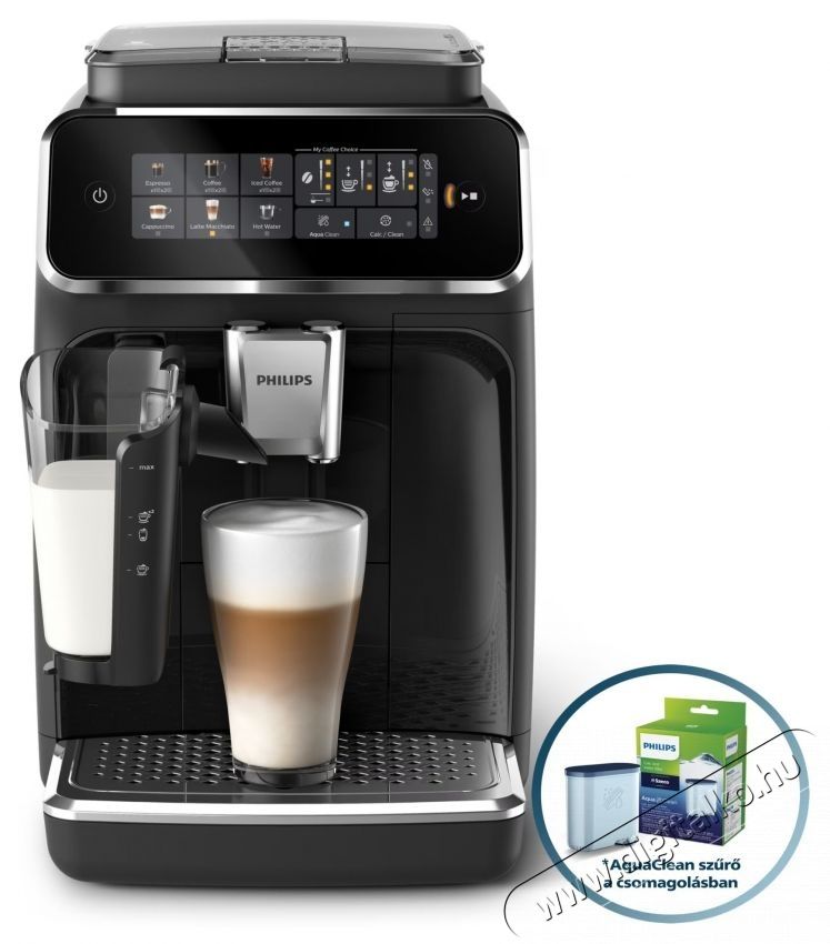 PHILIPS Series 3300 EP3341/50 automata eszpressz&oacute;g&eacute;p Konyhai term&eacute;kek - K&aacute;v&eacute;főző / k&aacute;v&eacute;&ouml;rlő / kieg&eacute;sz&iacute;tő - Automata k&aacute;v&eacute;főző - 532896
