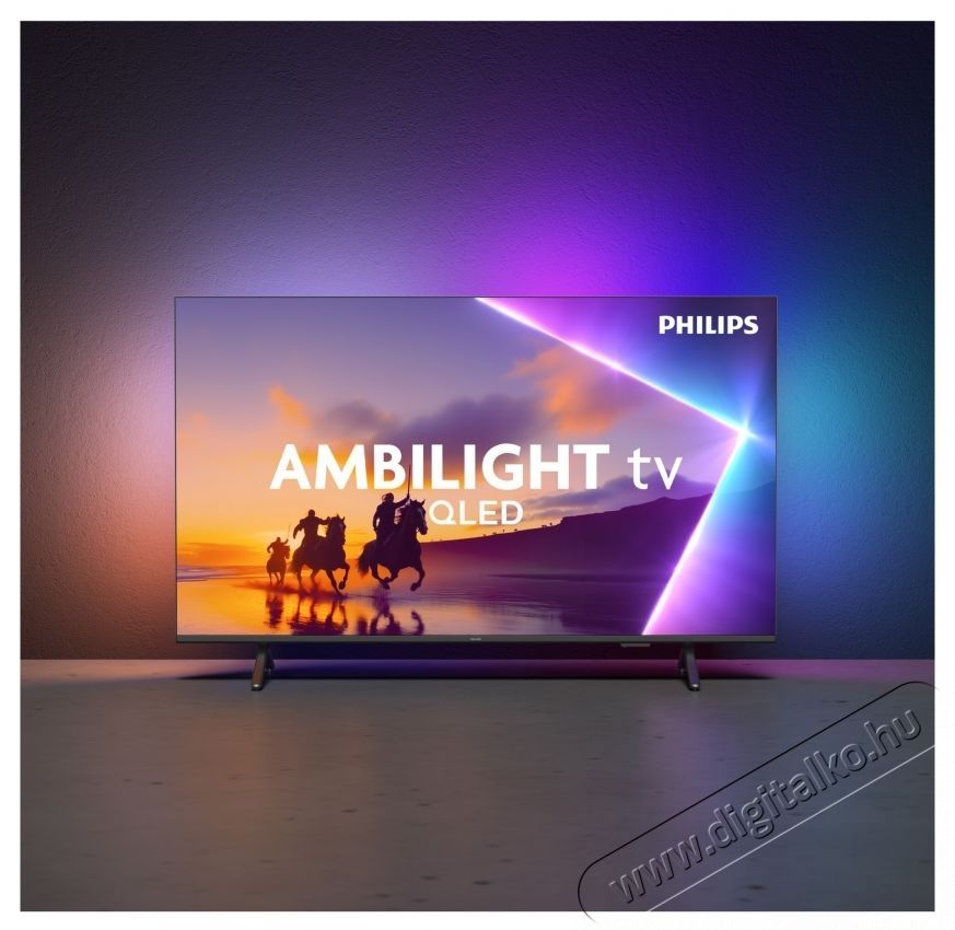 PHILIPS 50PUS8510 AMBILIGHT QLED telev&iacute;zi&oacute;, 126 cm, Smart TV, 4K Ultra HD, F energiaoszt&aacute;ly (2025-&ouml;s modell) Telev&iacute;zi&oacute;k - LED telev&iacute;zi&oacute; - UHD 4K felbont&aacute;s&uacute; - 535497