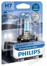 PHILIPS White Vision Ultra H7 12V 55W PX26D Aut&oacute;s izz&oacute;, 1 db Aut&oacute;hifi / Aut&oacute; felszerel&eacute;s - Aut&oacute;s / aut&oacute;hifi kieg&eacute;sz&iacute;tő - Egy&eacute;b aut&oacute;s kieg&eacute;sz&iacute;tő - 535489