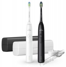 PHILIPS Sonicare HX7109/01 elektromos fogkefe, t&ouml;rtfeh&eacute;r &eacute;s fekete Sz&eacute;ps&eacute;g&aacute;pol&aacute;s / Eg&eacute;szs&eacute;g - Sz&aacute;j / fog &aacute;pol&aacute;s - Elektromos fogkefe - 537596