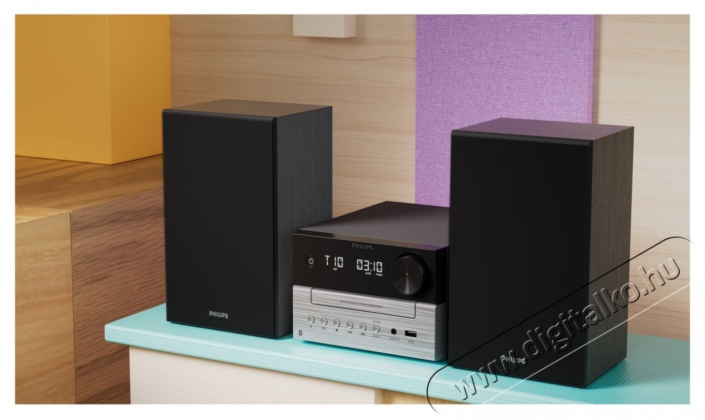 PHILIPS TAM3205M2/12 mikrosz&aacute;m&iacute;t&oacute;g&eacute;pes hangrendszer Audio-Video / Hifi / Multim&eacute;dia - Hangfal - Hangfalszett - Hangfalszett - 537680