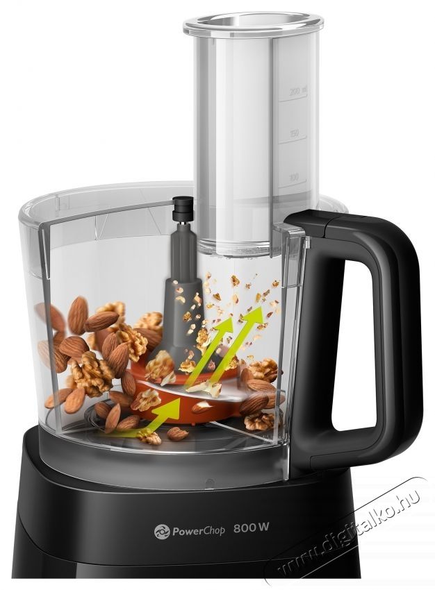 PHILIPS Viva Collection HR7510/10 800 W Konyhai Robotg&eacute;p Konyhai term&eacute;kek - Konyhai kisg&eacute;p (elők&eacute;sz&iacute;t&eacute;s / feldolgoz&aacute;s) - Konyhai robotg&eacute;p - 537679