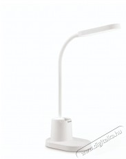 PHILIPS Bucket LED asztali l&aacute;mpa, &uacute;jrat&ouml;lthető, 7W, 200 lm, 5V, &aacute;ll&iacute;that&oacute; f&eacute;nyerőss&eacute;g, f&eacute;nyhőm&eacute;rs&eacute;klet (3000/4000/5700K), IP20, 34 cm, feh&eacute;r H&aacute;ztart&aacute;s / Otthon / K&uuml;lt&eacute;r - Vil&aacute;g&iacute;t&aacute;s / elektromoss&aacute;g - Asztali l&aacute;mpa - 540467