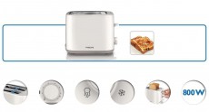 PHILIPS HD2595/00 kenyérpirító Konyhai termékek - Konyhai kisgép (sütés / főzés / hűtés / ételkészítés) - Kenyérpirító - 284539