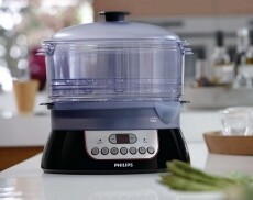 PHILIPS HD9140/91 ételpároló Konyhai termékek - Konyhai kisgép (sütés / főzés / hűtés / ételkészítés) - Pároló - 284520