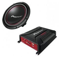 Pioneer GXT-3604B-SETT mélysugárzó-erősítő szett Autóhifi / Autó felszerelés - Autó hangsugárzó - Mélysugárzó szett - 318287