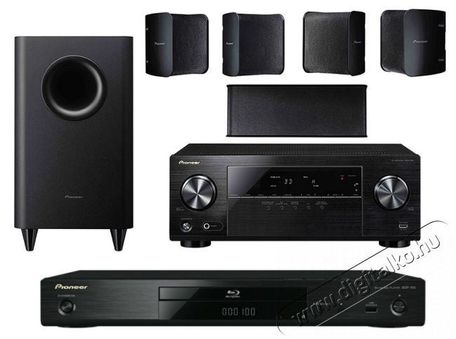 Pioneer HTP-072 házimozi Rendszer - fekete + BDP-100-K Blu-ray lejátszó Audio-Video / Hifi / Multimédia - Házimozi - Összeállított házimozi szett - 309779