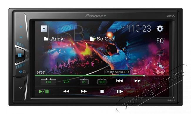 Pioneer MVH-G110 6.2 LCD-s USB/AUX aut&oacute;hifi fejegys&eacute;g Aut&oacute;hifi / Aut&oacute; felszerel&eacute;s - Aut&oacute;r&aacute;di&oacute; fejegys&eacute;g - Aut&oacute;r&aacute;di&oacute; fejegys&eacute;g - 351434