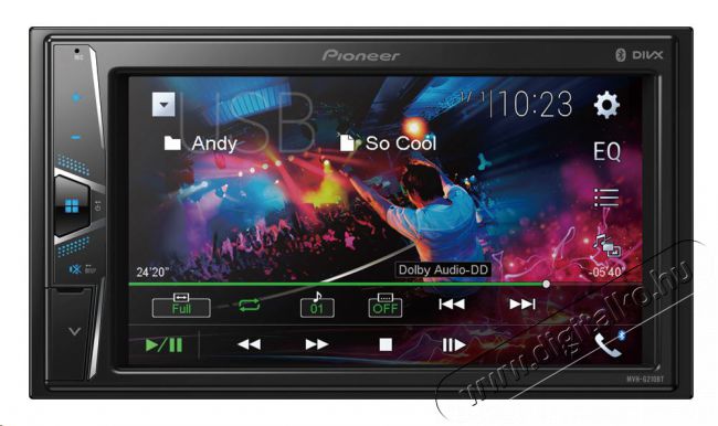 Pioneer MVH-G210BT autó hifi fejegység Autóhifi / Autó felszerelés - Autórádió fejegység - Autórádió fejegység - 351435