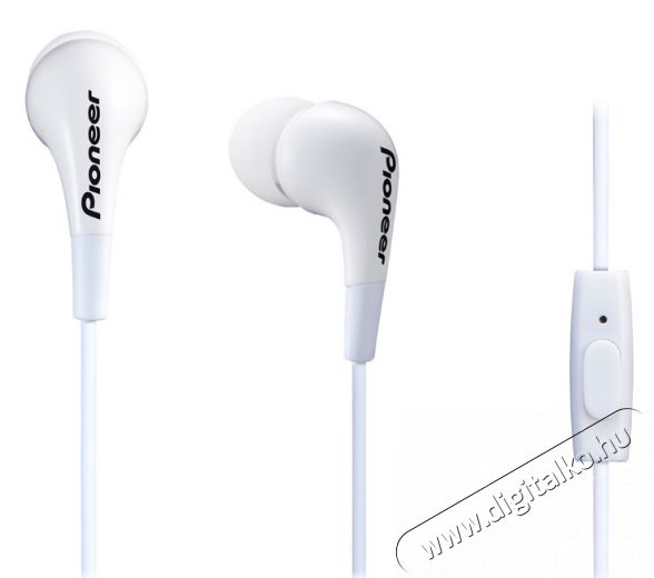 Pioneer SE-CL502T-W fülhallgató - fehér Audio-Video / Hifi / Multimédia - Fül és Fejhallgatók - Fülhallgató mikrofonnal / headset - 309802