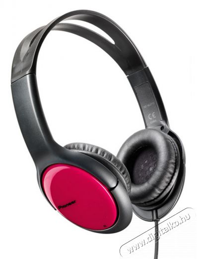 Pioneer SE-MJ711-R Fejhallgató - piros/fekete Audio-Video / Hifi / Multimédia - Fül és Fejhallgatók - Fejhallgató - 280556