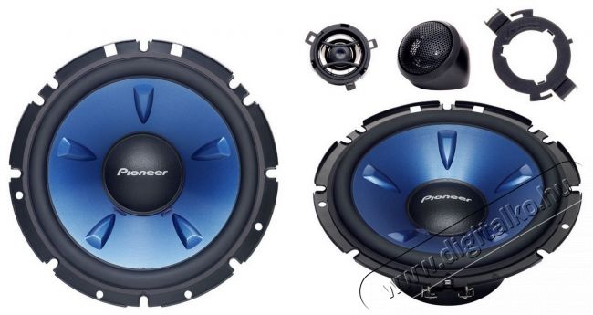 Pioneer TS-H1703 autó hangszóró Autóhifi / Autó felszerelés - Autó hangsugárzó - Hangszóró - 313601