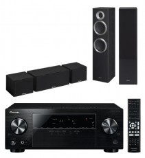 Pioneer VSX-330-K házimozi erősítő + S-ES-21TB 5.0 hangfalszett - fekete Audio-Video / Hifi / Multimédia - Házimozi - Összeállított házimozi szett - 309907