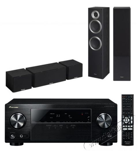 Pioneer VSX-330-K házimozi erősítő + S-ES-21TB 5.0 hangfalszett - fekete Audio-Video / Hifi / Multimédia - Házimozi - Összeállított házimozi szett - 309907
