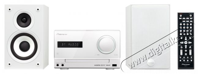 Pioneer X-CM52BT-W Mikro hifi iPod/iPhone dokkolóval - fehér Audio-Video / Hifi / Multimédia - Hifi - Sztereó - Mikro-, mini hifi rendszer - 279610