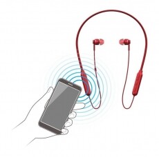 Pioneer SE-C7BT-R vezeték nélküli fülhallgató - kármin vörös Audio-Video / Hifi / Multimédia - Fül és Fejhallgatók - Fülhallgató mikrofonnal / headset - 338261