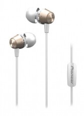 Pioneer SE-QL2T-G fülhallgató - arany-fehér Audio-Video / Hifi / Multimédia - Fül és Fejhallgatók - Fülhallgató mikrofonnal / headset - 338284