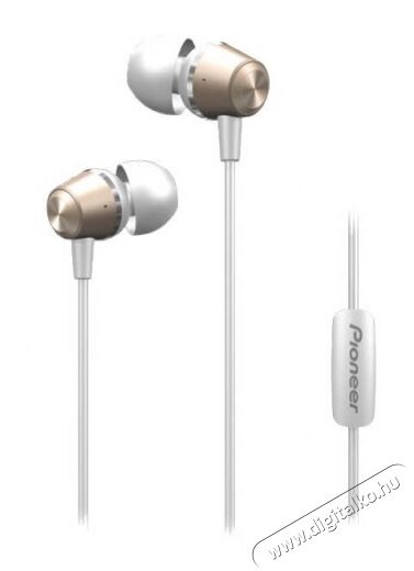 Pioneer SE-QL2T-G fülhallgató - arany-fehér Audio-Video / Hifi / Multimédia - Fül és Fejhallgatók - Fülhallgató mikrofonnal / headset - 338284