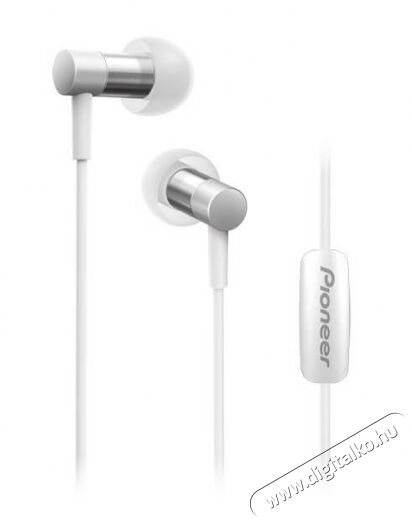 Pioneer SE-CH3T-S Hi-Res ezüst mikrofonos fülhallgató Audio-Video / Hifi / Multimédia - Fül és Fejhallgatók - Fülhallgató mikrofonnal / headset - 339633
