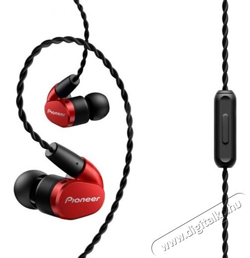 Pioneer SE-CH5T mikrofonos fülhallgató - piros Audio-Video / Hifi / Multimédia - Fül és Fejhallgatók - Fülhallgató mikrofonnal / headset - 319192