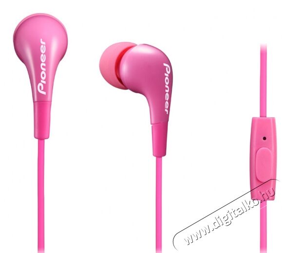 Pioneer SE-CL502T-P fülhallgató - rózsaszín Audio-Video / Hifi / Multimédia - Fül és Fejhallgatók - Fülhallgató mikrofonnal / headset - 309804