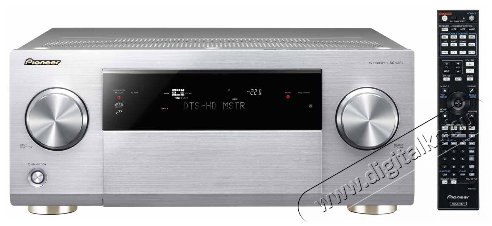 Pioneer SC-1224-K házimozi erősítő - fekete Audio-Video / Hifi / Multimédia - Házimozi - Házimozi erősítő - 282990