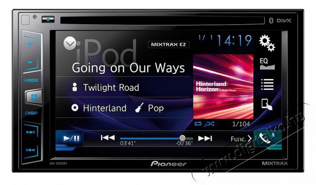 Pioneer AVH-X2800BT autórádió fejegység Autóhifi / Autó felszerelés - Autórádió fejegység - Autórádió fejegység - 313490
