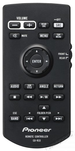 Pioneer CD-R33 távirányító Autóhifi / Autó felszerelés - Autós monitor / DVD - Kiegészítő - 313508