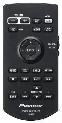 Pioneer CD-R33 autós hifi távirányító Autóhifi / Autó felszerelés - Autó hangsugárzó - Kiegészítő - 368101