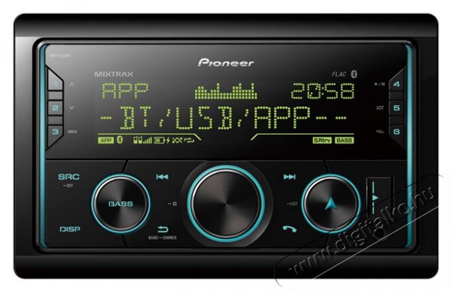 Pioneer MVH-S620BT autórádió fejegység Autóhifi / Autó felszerelés - Autórádió fejegység - Autórádió fejegység - 368098