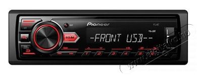 Pioneer MVH-09UB USB/AUX mechanika nélküli autóhifi fejegység Autóhifi / Autó felszerelés - Autórádió fejegység - Autórádió fejegység - 404262