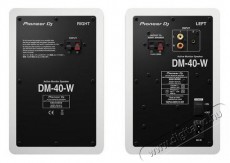 Pioneer DJ DM-40D-W fehér 4-es monitor hangfalpár Audio-Video / Hifi / Multimédia - Hangfal - Hangfalszett - Hangfalszett - 464797