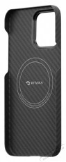 PITAKA MagEZ Case 3 Black / Grey Twill 1500D Apple iPhone 14 Pro készülékhez - MagSafe rögzítéssel Mobil / Kommunikáció / Smart - Mobiltelefon kiegészítő / tok - Tok / hátlap - 480049