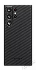 PITAKA 127668 Galaxy S23 Ultra MagEZ 3 Grey Twill fekete hátlap Mobil / Kommunikáció / Smart - Mobiltelefon kiegészítő / tok - Tok / hátlap - 480737