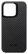 PITAKA 128971 1500D iPhone 15 Plus fekete/szürke aramid hátlap Mobil / Kommunikáció / Smart - Mobiltelefon kiegészítő / tok - Tok / hátlap - 507453