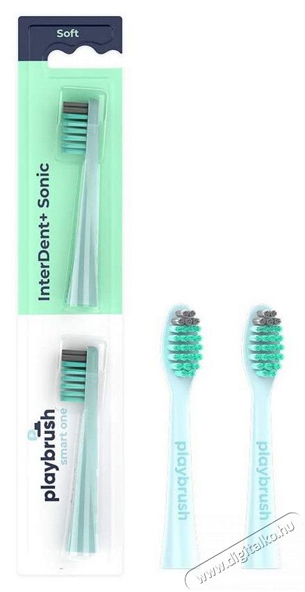 Playbrush Smart One pót fogkefe fej 2 darab - zöld Szépségápolás / Egészség - Száj / fog ápolás - Kiegészítő - 370340