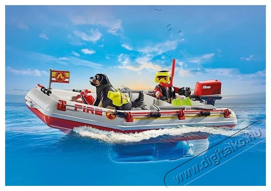 PLAYMOBIL 71464 Tűzolt&oacute;cs&oacute;nak aqua scooterrel H&aacute;ztart&aacute;s / Otthon / K&uuml;lt&eacute;r - J&aacute;t&eacute;k / Sport - J&aacute;t&eacute;kfigura - 532041