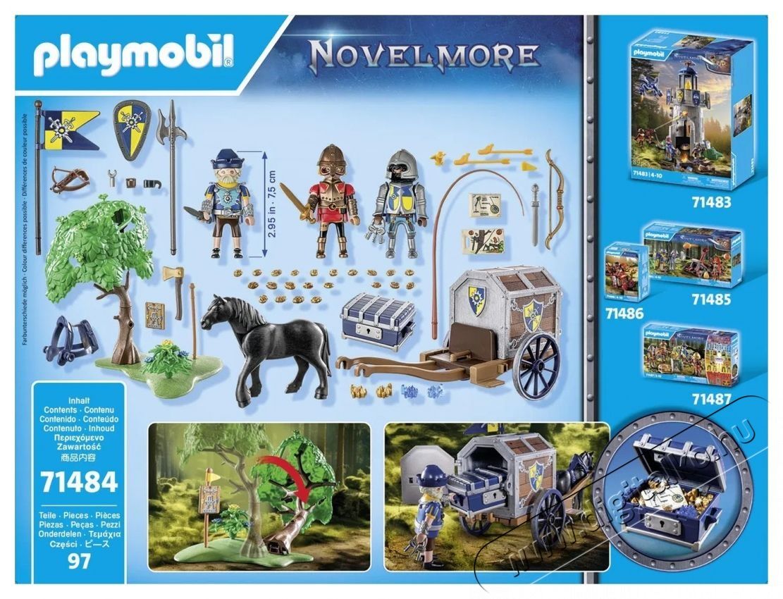 PLAYMOBIL 71484 A sz&aacute;ll&iacute;t&oacute;kocsi kirabl&aacute;sa H&aacute;ztart&aacute;s / Otthon / K&uuml;lt&eacute;r - J&aacute;t&eacute;k / Sport - J&aacute;t&eacute;kfigura - 532038