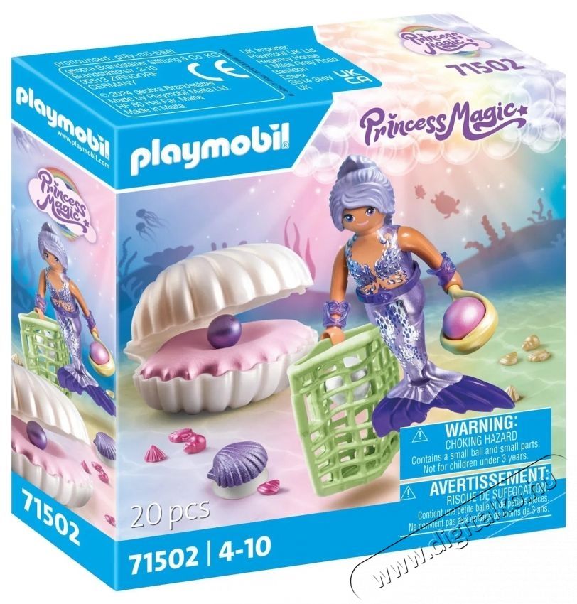 PLAYMOBIL 71502 Hable&aacute;ny gy&ouml;ngyh&aacute;z kagyl&oacute;val H&aacute;ztart&aacute;s / Otthon / K&uuml;lt&eacute;r - J&aacute;t&eacute;k / Sport - J&aacute;t&eacute;kfigura - 532052
