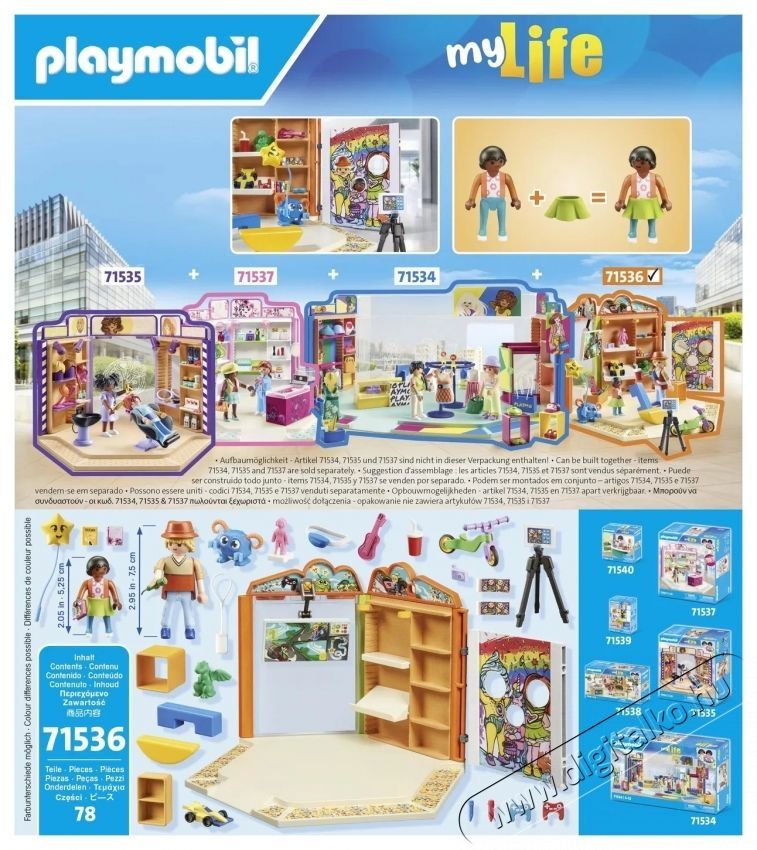 PLAYMOBIL 71536 J&aacute;t&eacute;kbolt H&aacute;ztart&aacute;s / Otthon / K&uuml;lt&eacute;r - J&aacute;t&eacute;k / Sport - J&aacute;t&eacute;kfigura - 532051