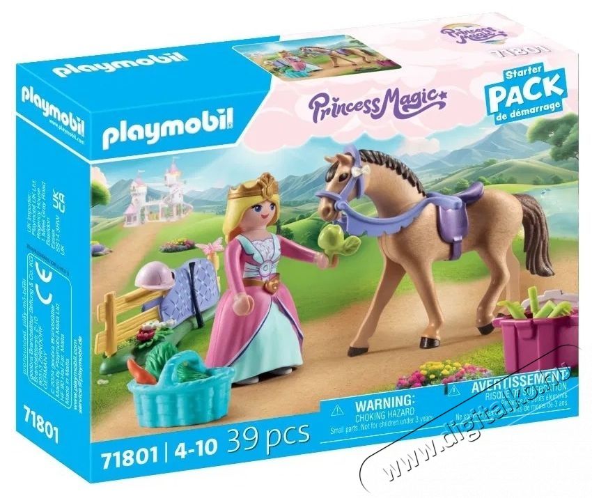 PLAYMOBIL 71801 Starter Pack Hercegnő &eacute;s l&oacute; H&aacute;ztart&aacute;s / Otthon / K&uuml;lt&eacute;r - J&aacute;t&eacute;k / Sport - J&aacute;t&eacute;kfigura - 532061