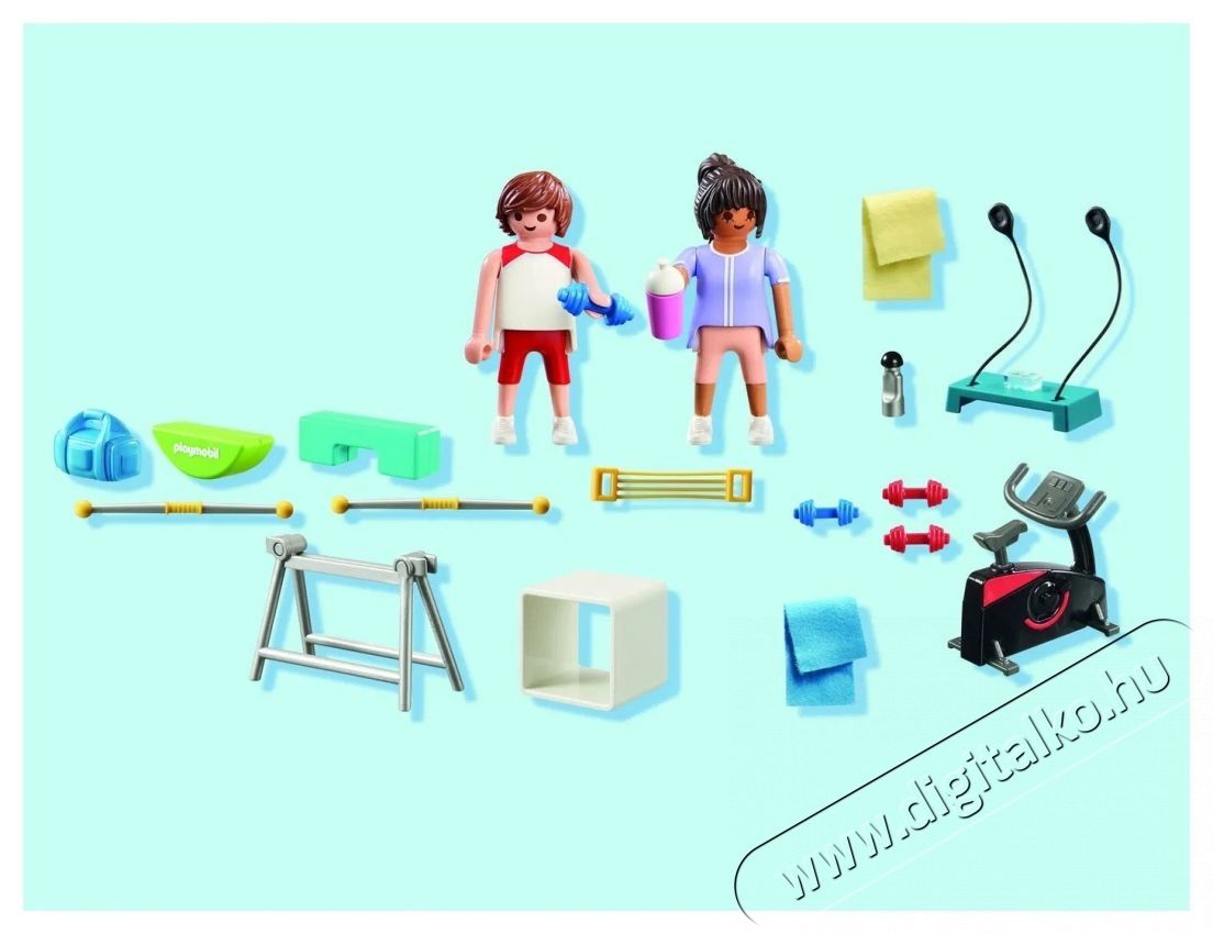 PLAYMOBIL 71806 Fitness st&uacute;di&oacute; H&aacute;ztart&aacute;s / Otthon / K&uuml;lt&eacute;r - J&aacute;t&eacute;k / Sport - J&aacute;t&eacute;kfigura - 532055
