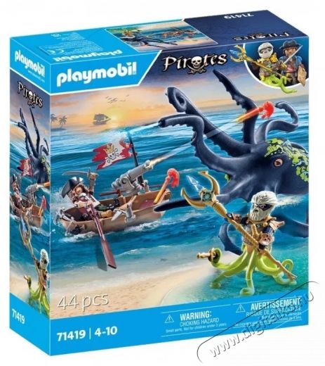PLAYMOBIL Harc egy &oacute;ri&aacute;s tintahal ellen H&aacute;ztart&aacute;s / Otthon / K&uuml;lt&eacute;r - J&aacute;t&eacute;k / Sport - J&aacute;t&eacute;kfigura - 532040
