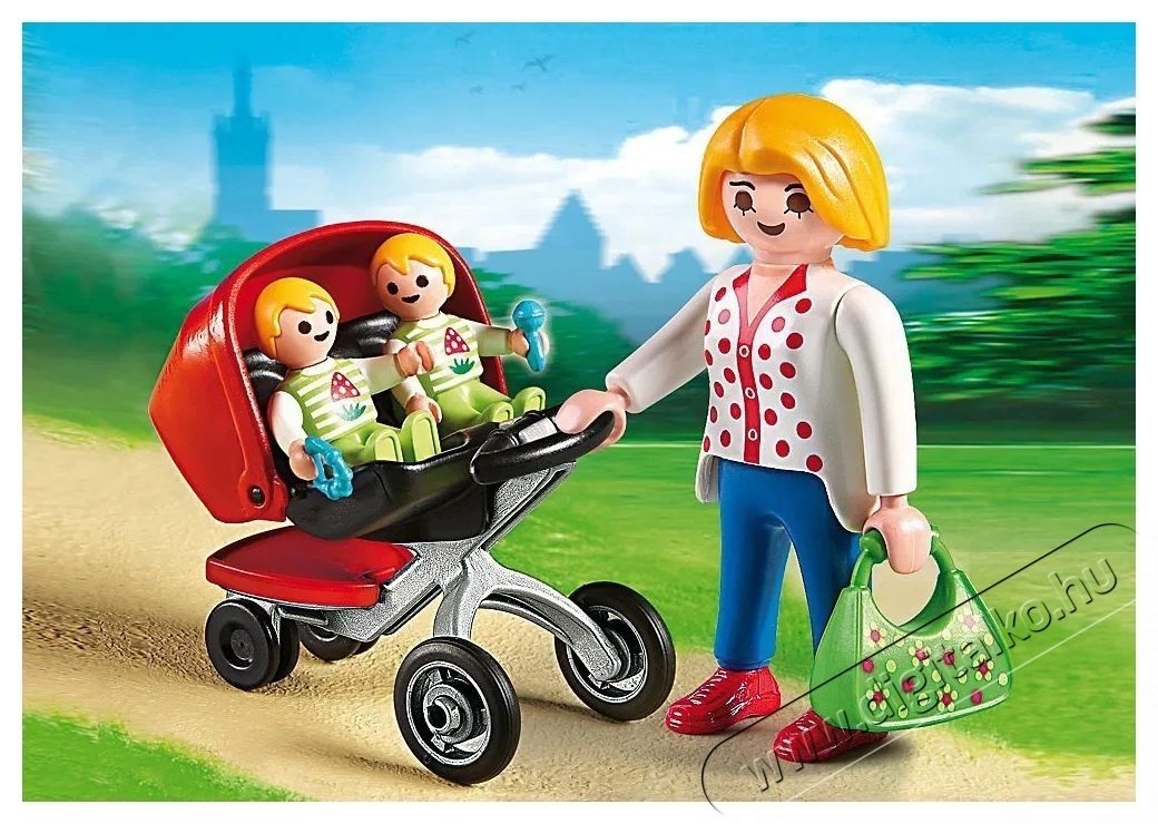 PLAYMOBIL 5573 Ikerbabakocsi H&aacute;ztart&aacute;s / Otthon / K&uuml;lt&eacute;r - J&aacute;t&eacute;k / Sport - J&aacute;t&eacute;kfigura - 532043